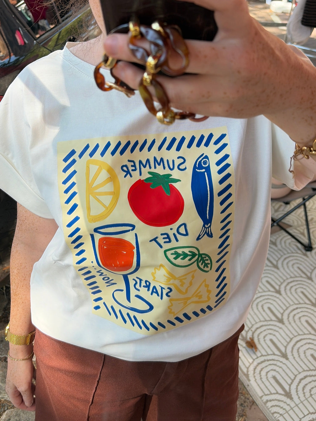 Wit shirt summer diet starts now
