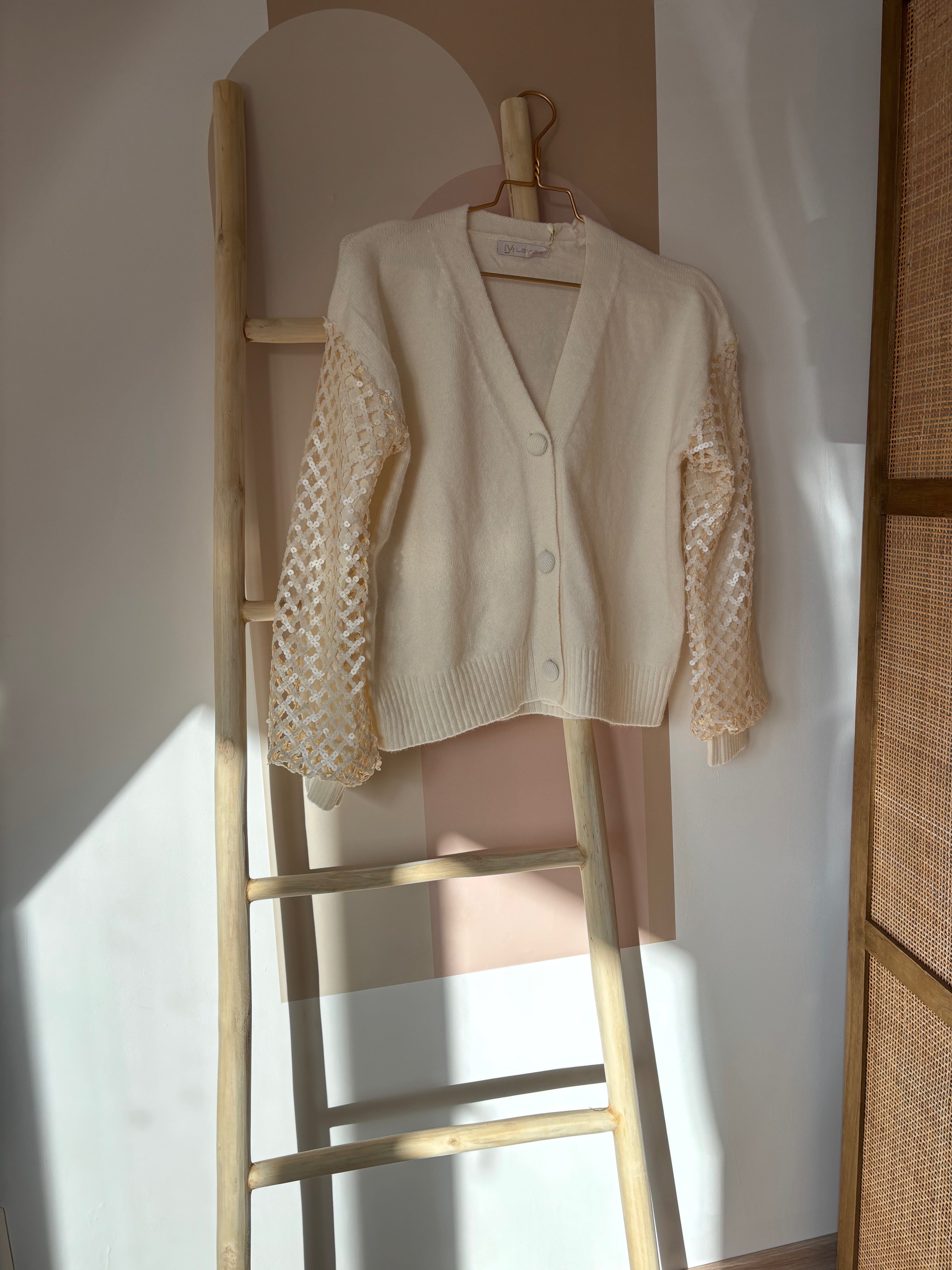 Vest pailletten Lynn