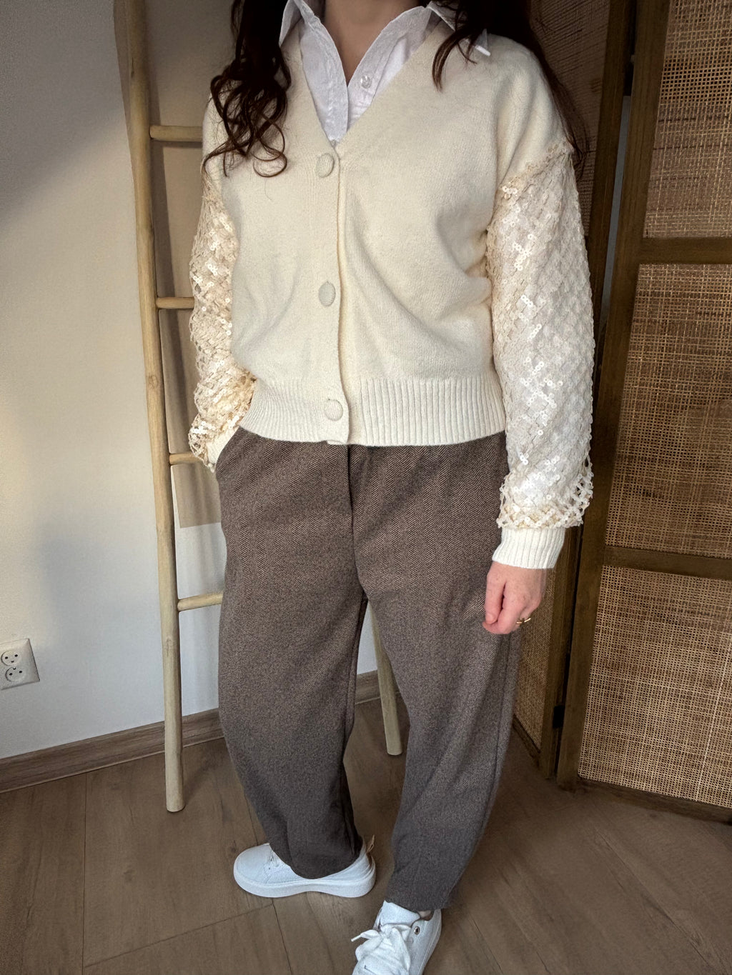 Vest pailletten Lynn