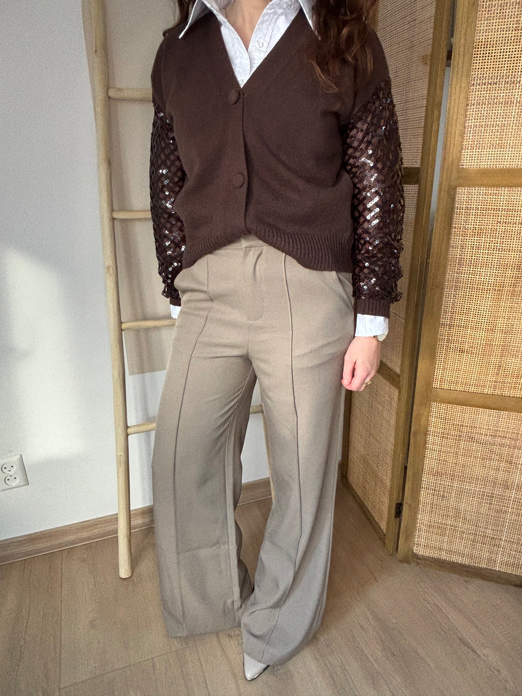 Vest pailletten Lynn